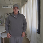 Vintage Half Zip Sweatshirt