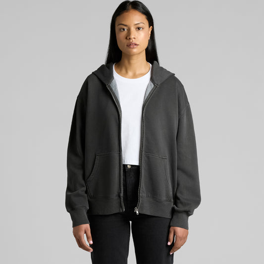 Womens Vintage Zip Up Hoodie