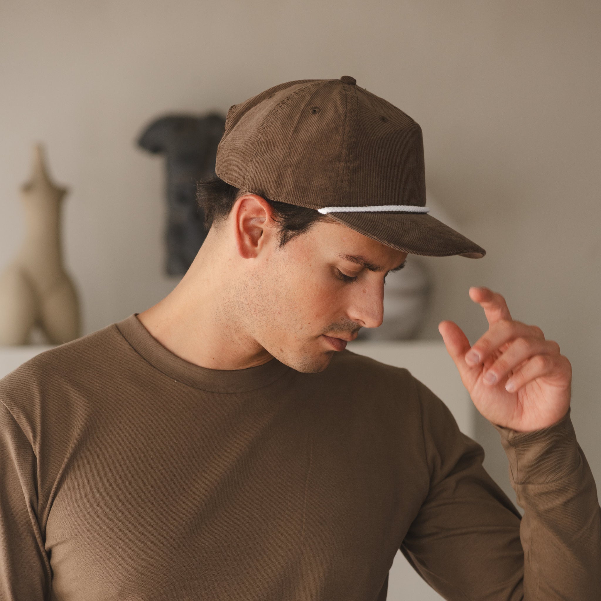 Corduroy Rope Hat