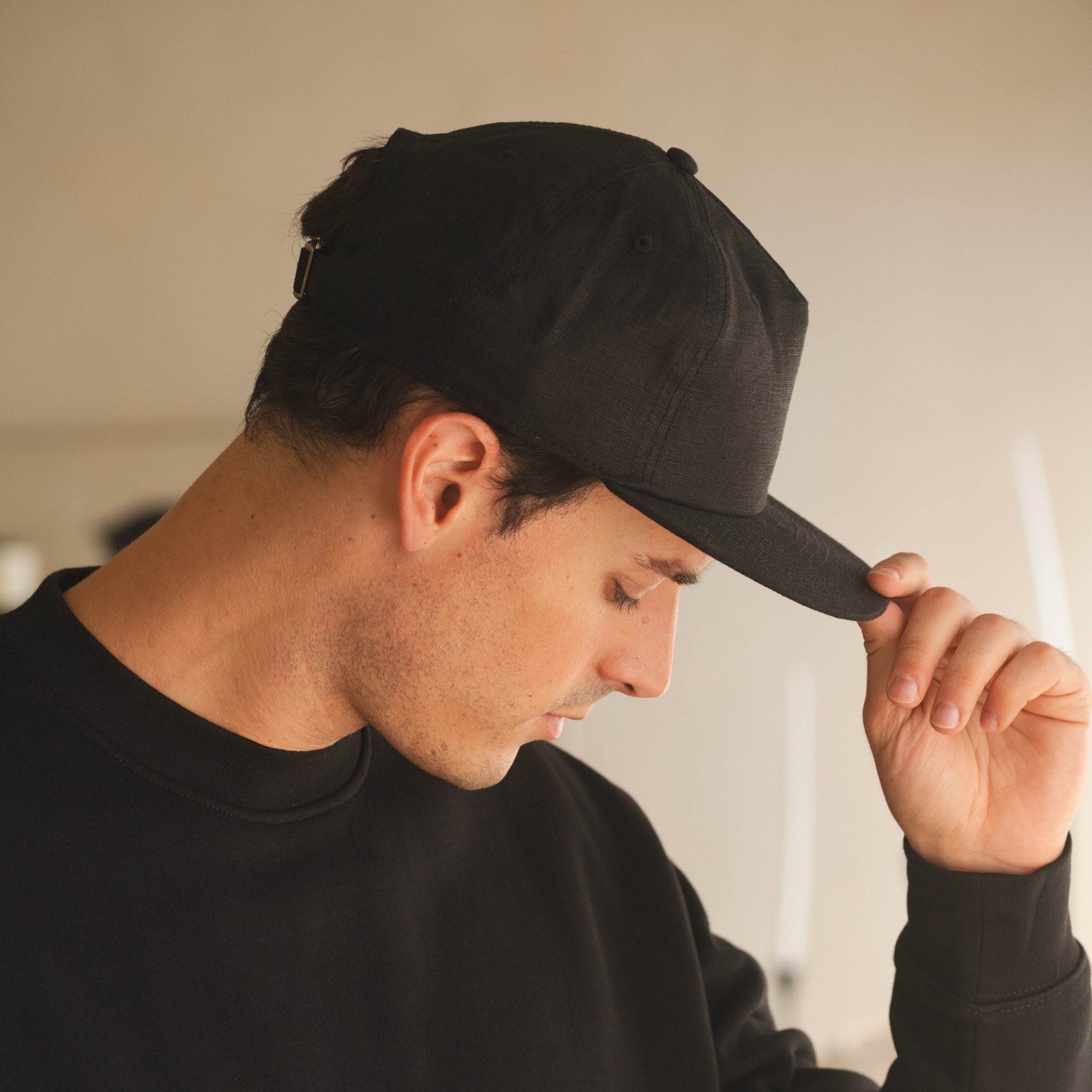 Linen 5 Panel Hat