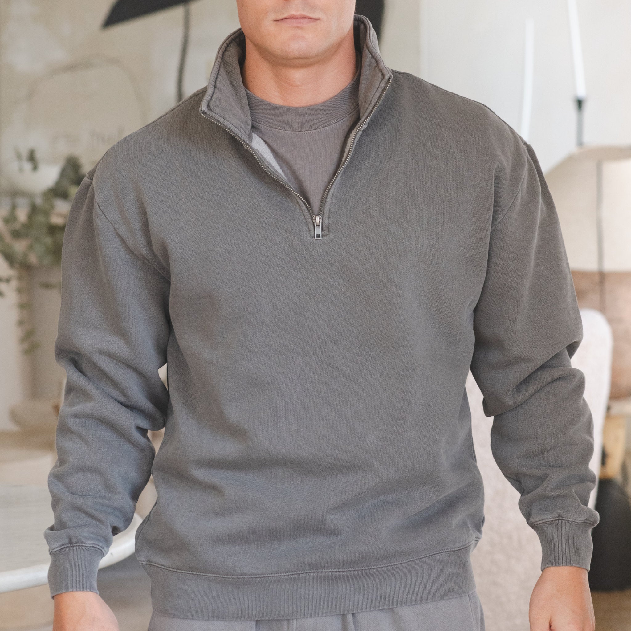 Half Zip Sweatshirt
