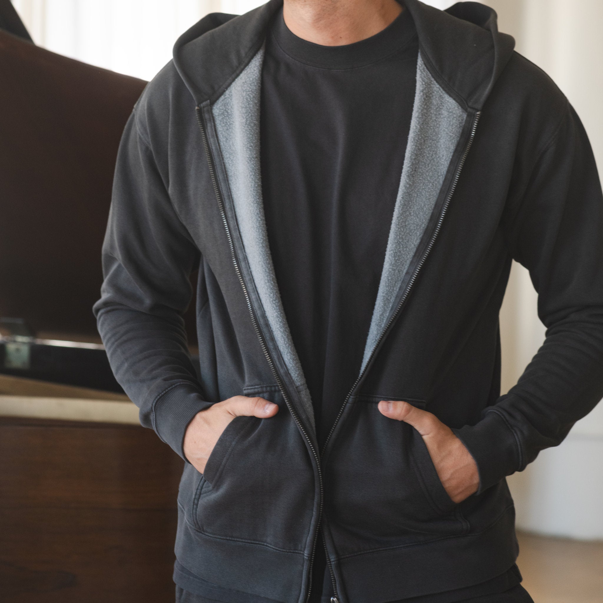 Vintage Zip Up Hoodie
